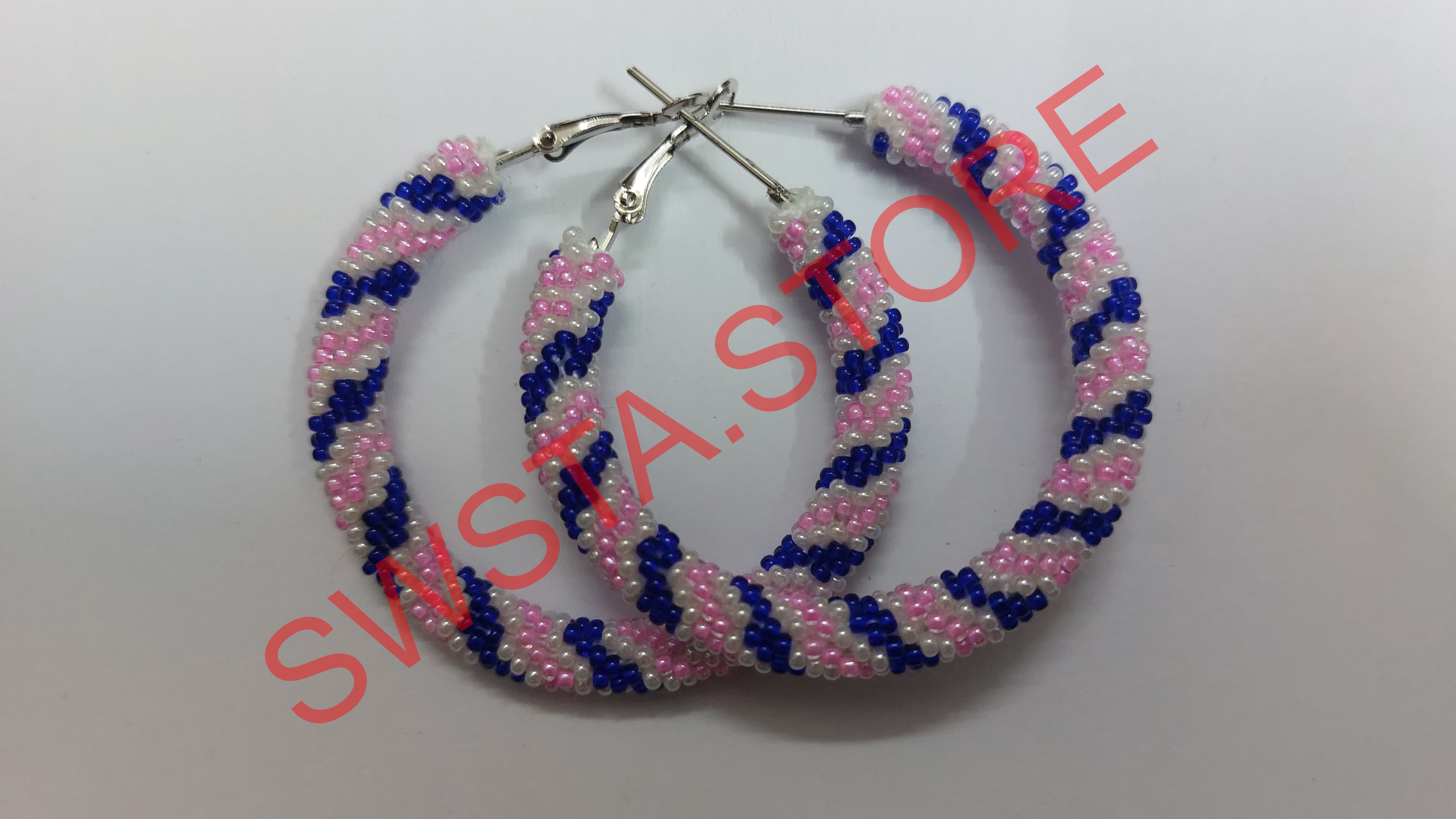 Bead Crochet Hoop Earrings - BWP